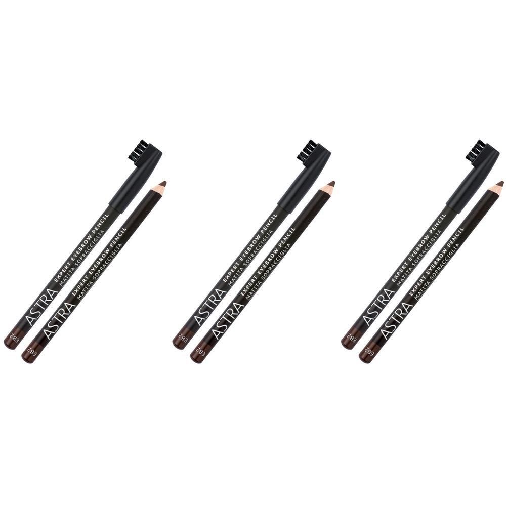 ASTRA Make-UP Expert Eyebrow Pencil - Matita Sopracciglia Pettinino Modellante Tonalità Eb2
