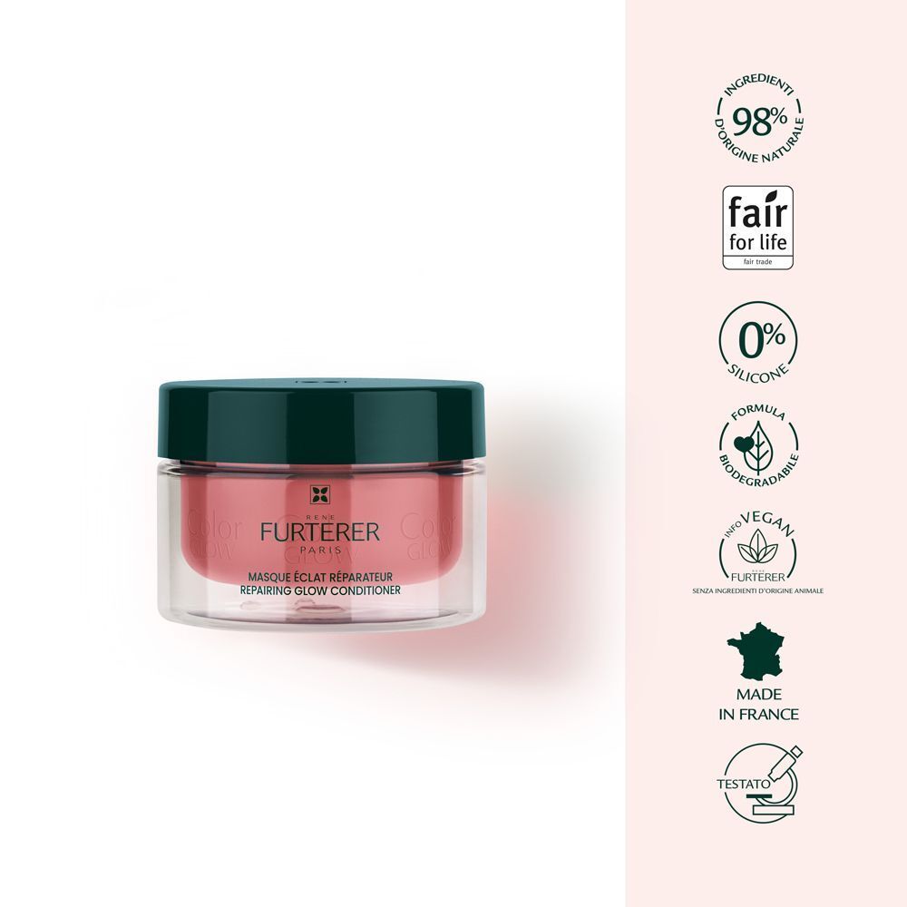 René Furterer Color Glow Maschera luminosità ristrutturante 200ml - Capelli colorati o con mèches