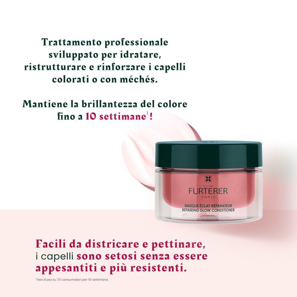 René Furterer Color Glow Maschera luminosità ristrutturante 200ml - Capelli colorati o con mèches