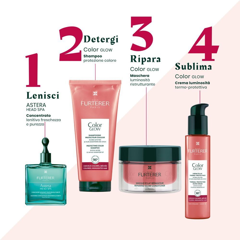 René Furterer Color Glow Maschera luminosità ristrutturante 200ml - Capelli colorati o con mèches