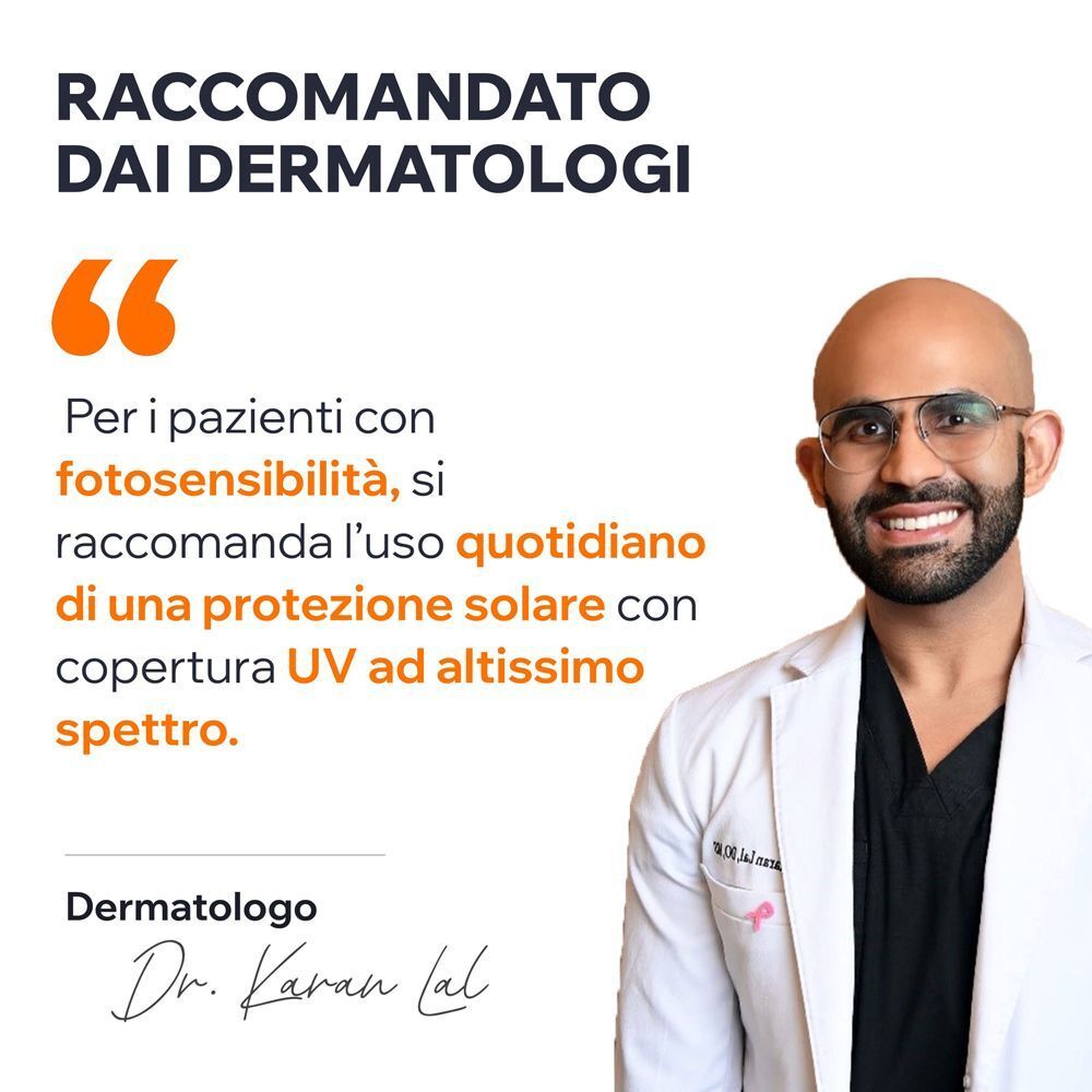 Un dermatologo raccomanda URIAGE BARIESUN 100 Fluido SPF50+.