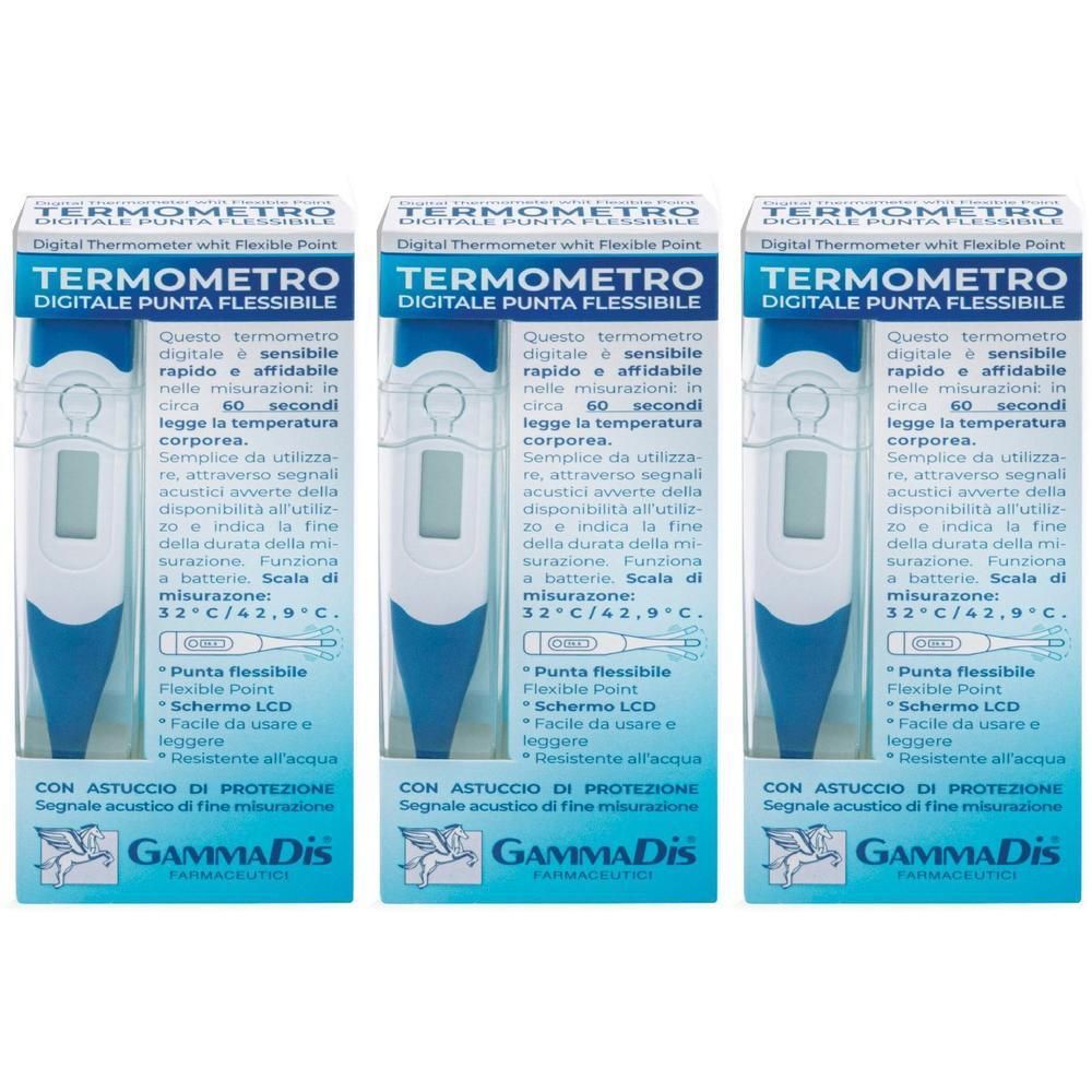 Termometro Digitale Punta Flessibile Con Custodia Protettiva