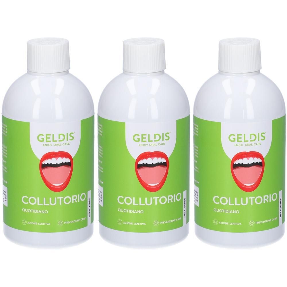 Geldis Collutorio Quotidiano alla Mela Verde 500 ml