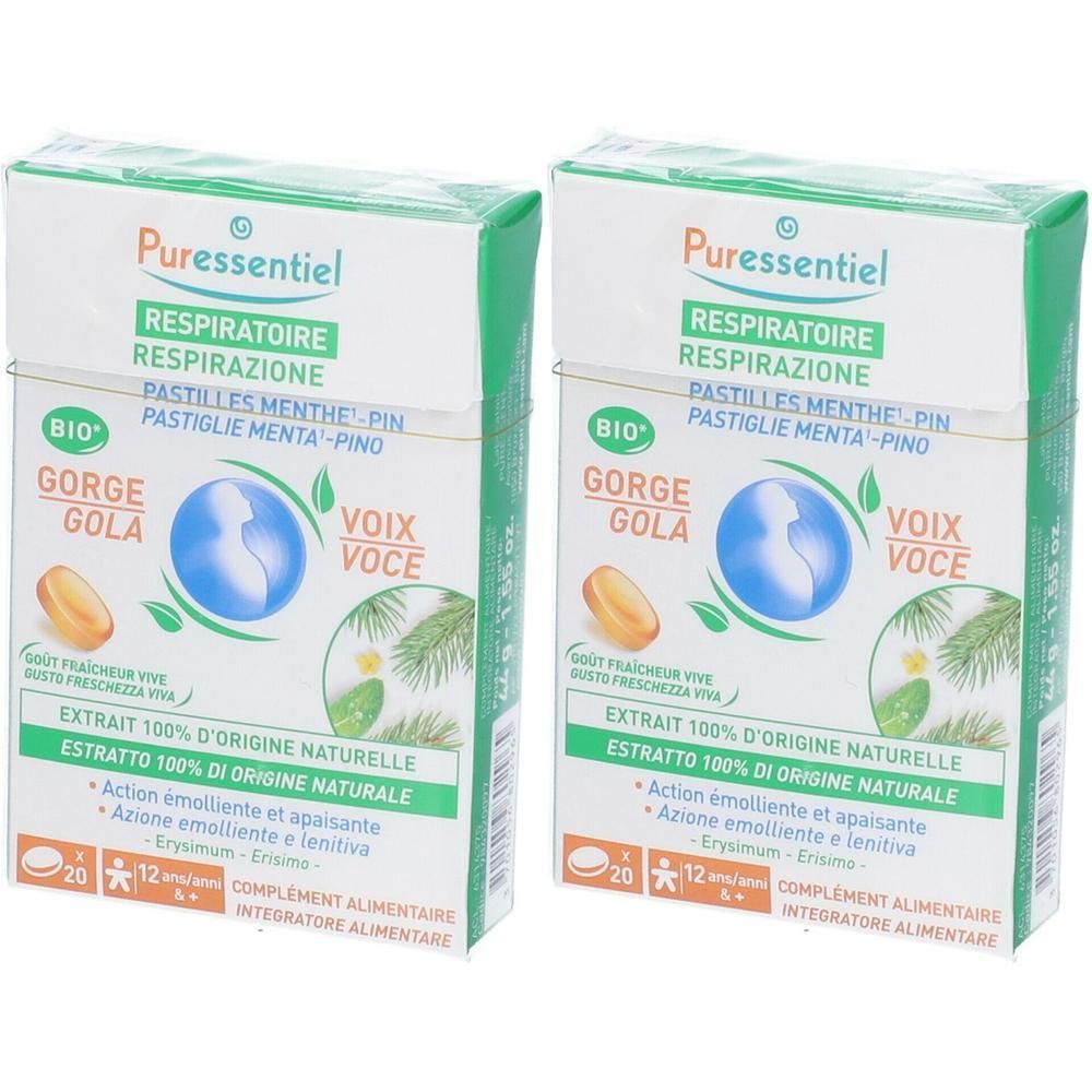Puressentiel Respirazione Pastiglie Menta*- Pino