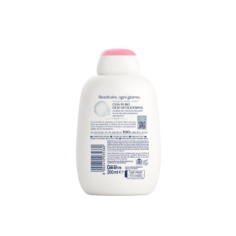 Neutro Roberts Detergente Intimo Lenitivo 200 ml