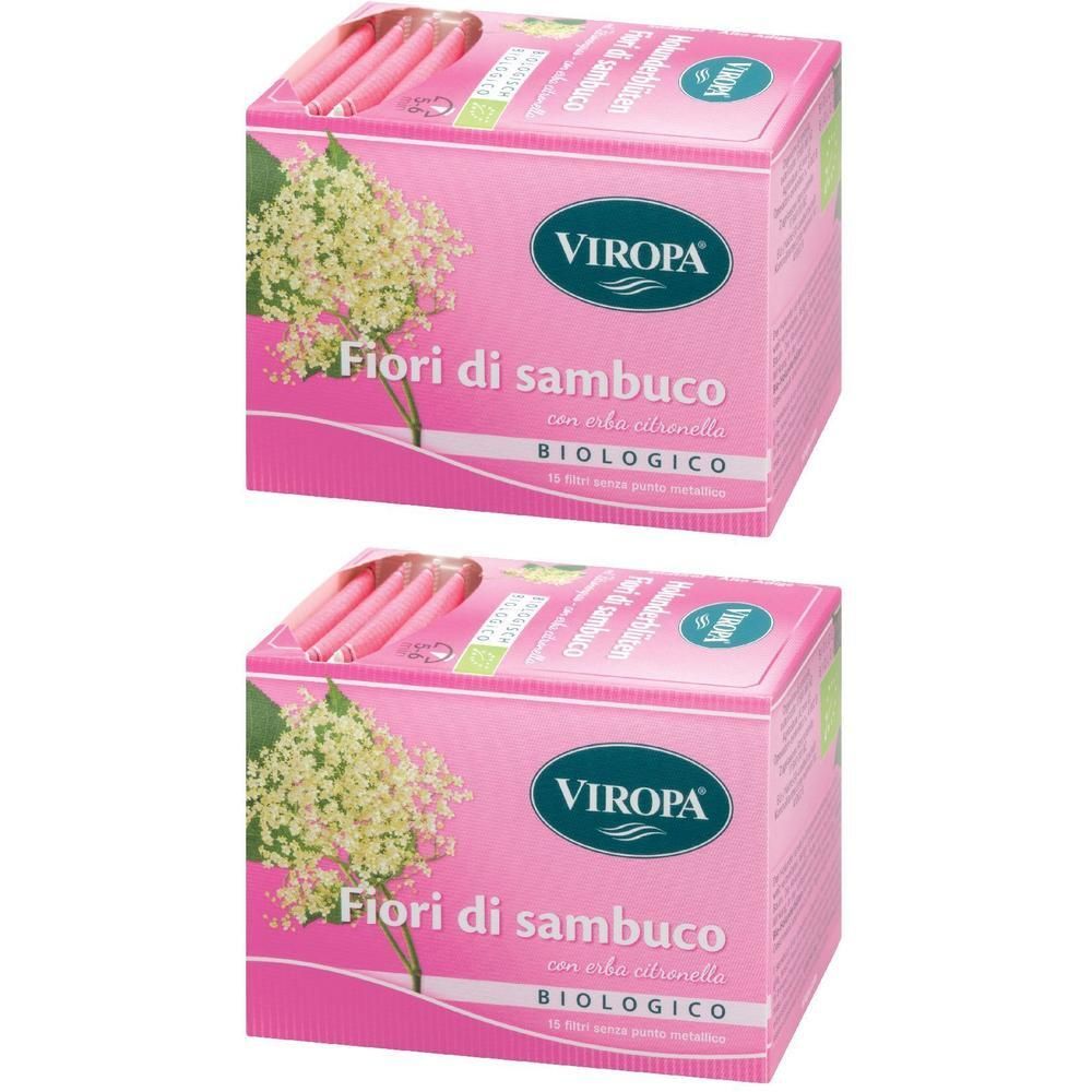 Viropa Fiori Di Sambuco Bio15 Bustine 2x15 pz Bustine filtro