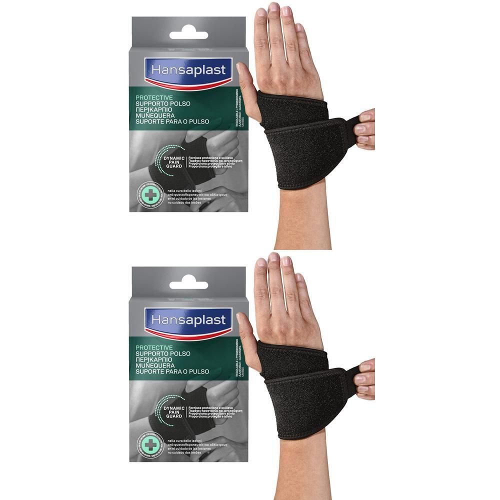 Hansaplast Sport Supporto Polso, Polsiera ortopedica per protezione e sollievo dal dolore, 1 pezzo