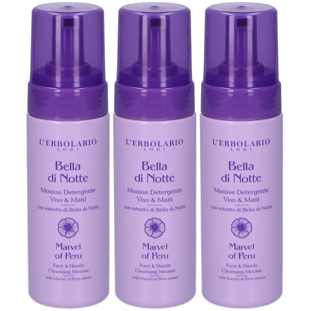 L´Erbolario Mousse Detergente Viso & Mani Bella di Notte
