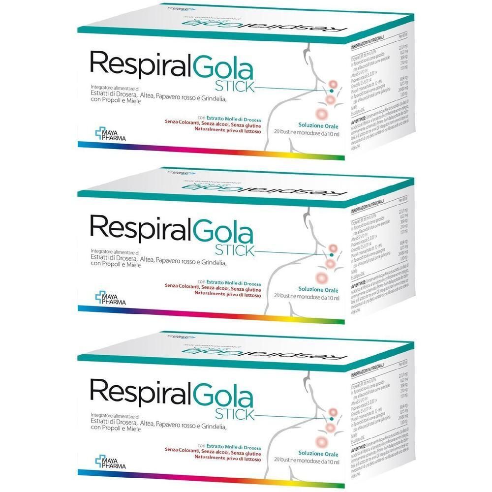 Respiral Gola 20 Bustine 10 Ml