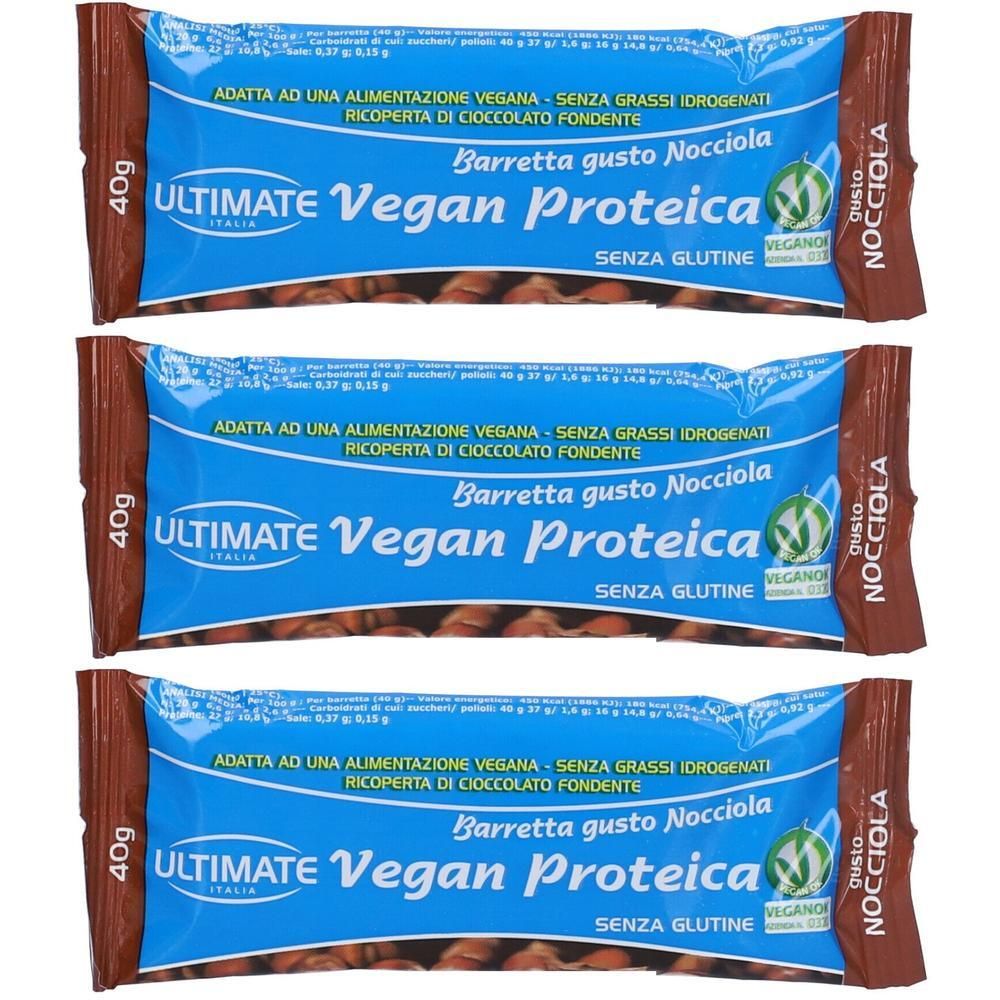 Ultimate Barretta Proteica Vegana Nocciola