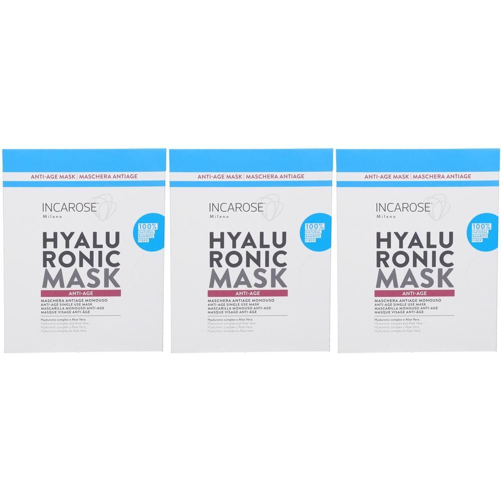 Incarose Hyaluronic Maschera Tessuto Antiage Monouso