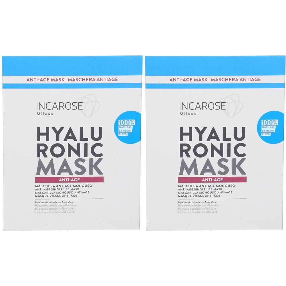Incarose Hyaluronic Maschera Tessuto Antiage Monouso