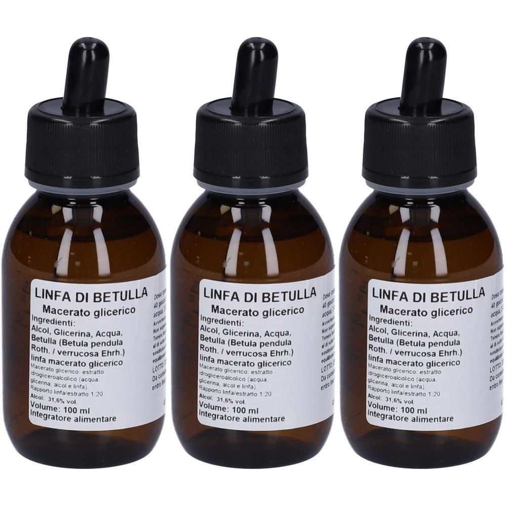 Linfa Di Betulla Macerato Glicerico 10% Gocce 100Ml