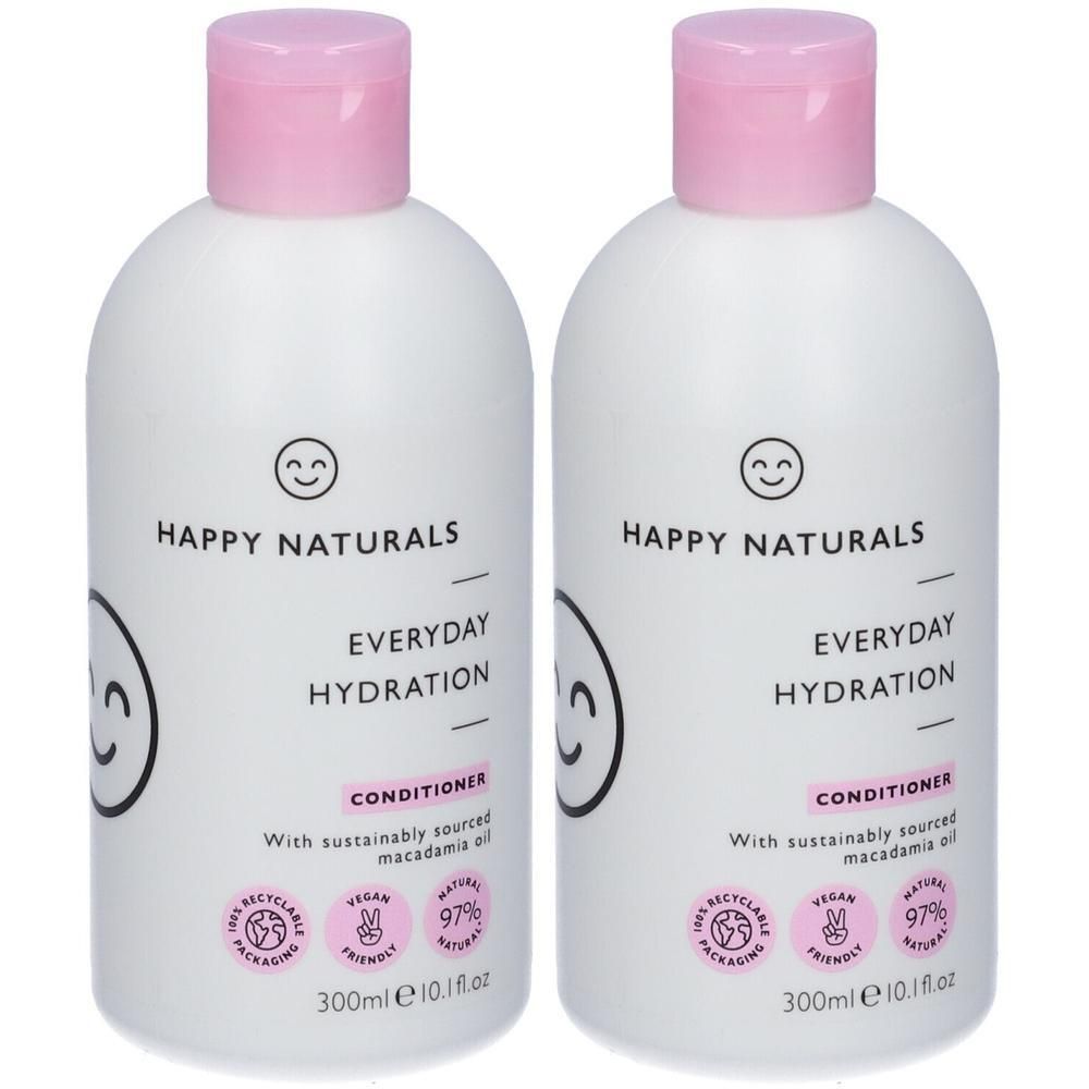 Happy Naturals Everyday Hydration Conditioner Balsamo per Capelli