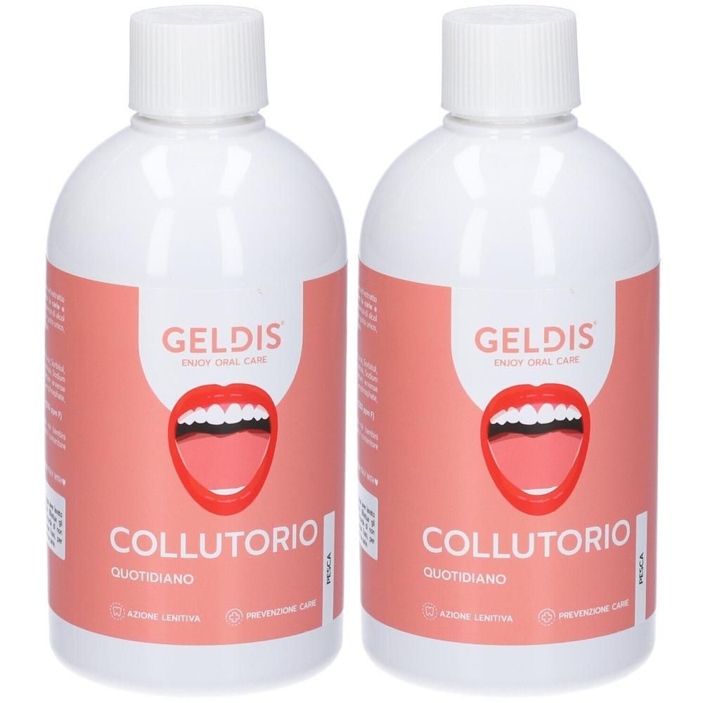 Geldis Collutorio Quotidiano alla Pesca 500 ml