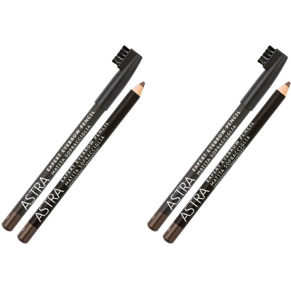 ASTRA Make-UP Expert Eyebrow Pencil - Matita Sopracciglia Pettinino Modellante Tonalità Eb3