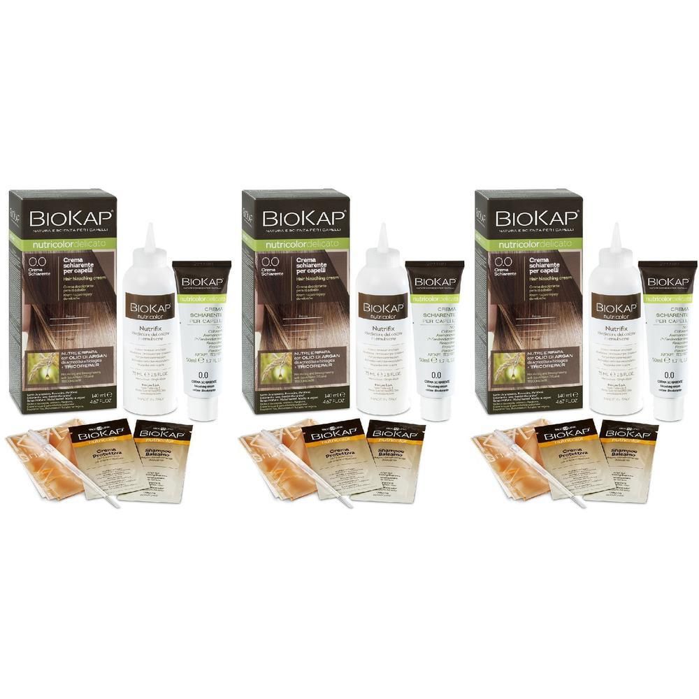 Biokap Nutricolor 0,0 New Crema Schiarente Tinta Tubo + Flacone