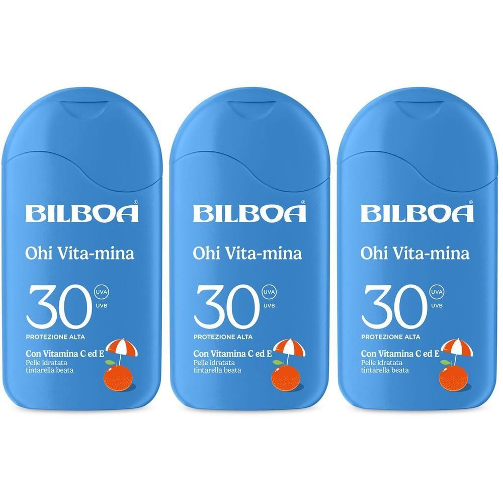 Bilboa Ohi Vita-mina Latte Solare SPF 30 con multivitamina