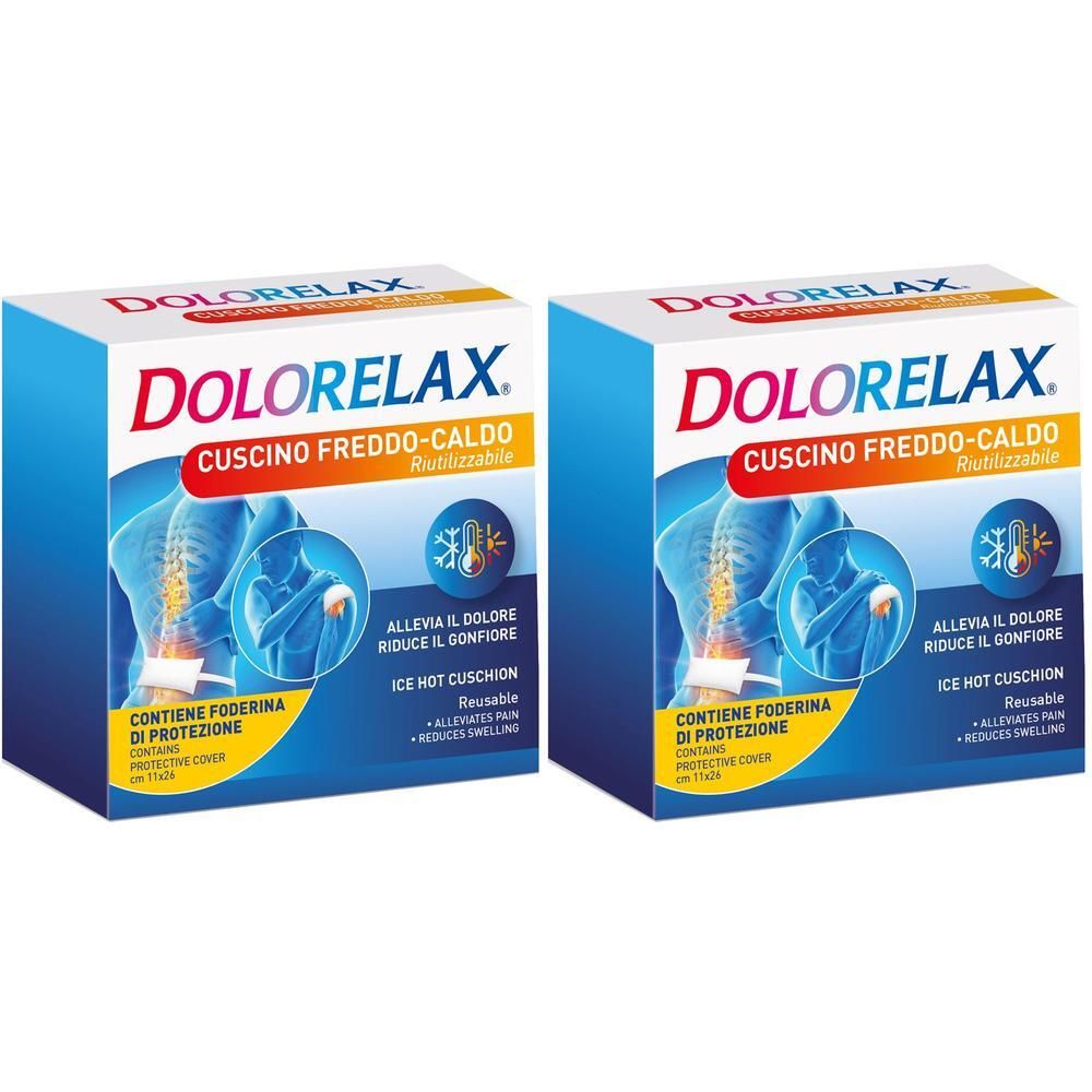 Dolorelax Ice Hot Cuscino Riutilizzabile 11x26 cm