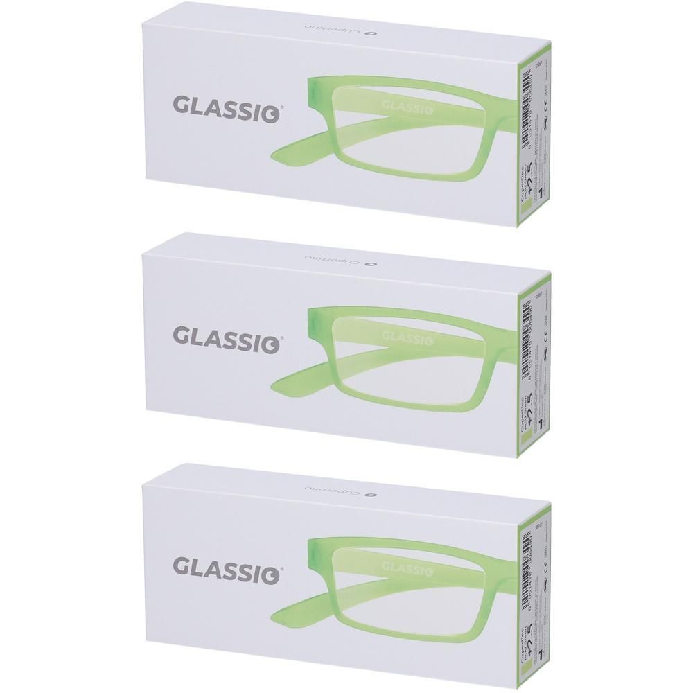 Occhiali da Lettura Glassio Cupertino Colore Verde Acido Gradazione +2,5