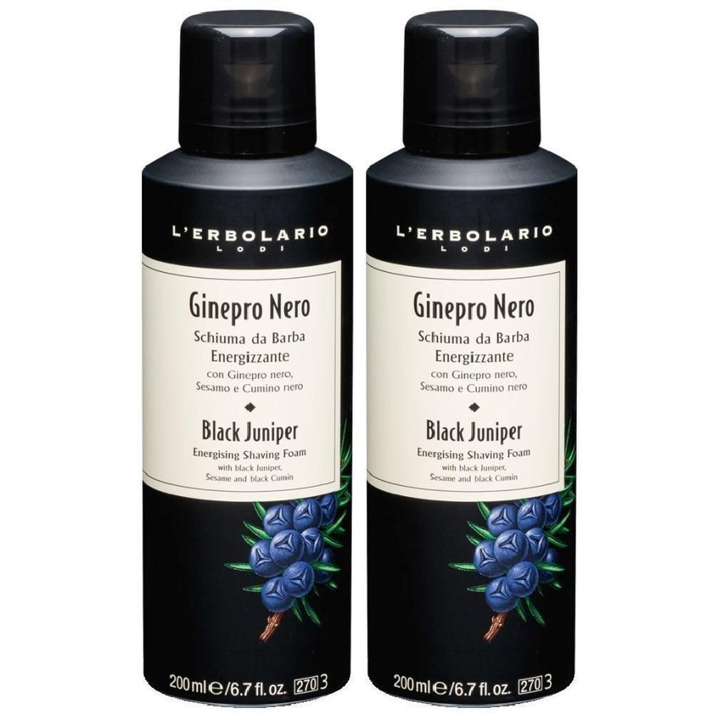Ginepro Nero Schiuma Da Barba Energizzante 200 Ml