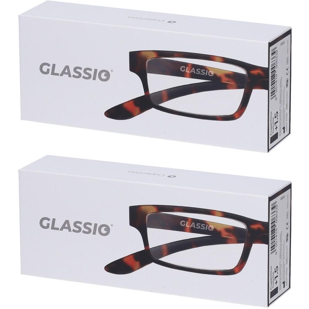 Occhiali da Lettura Glassio Cupertino Colore Tortoise Gradazione +1,5