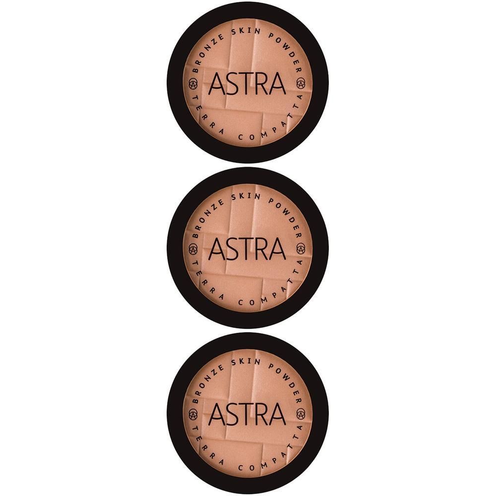 ASTRA Make-UP Bronze Skin Powder - Terra Compatta Effetto Bronzer Tonalità 0015