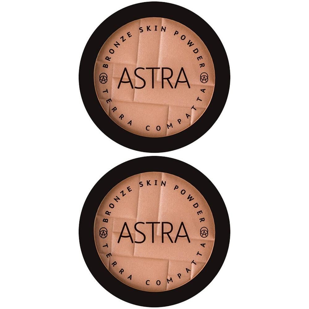 ASTRA Make-UP Bronze Skin Powder - Terra Compatta Effetto Bronzer Tonalità 0015