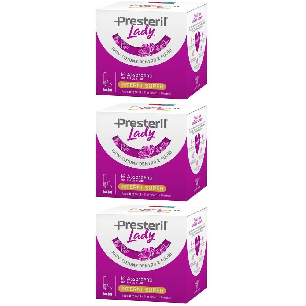 PRESTERIL Lady Assorbenti interni SUPER