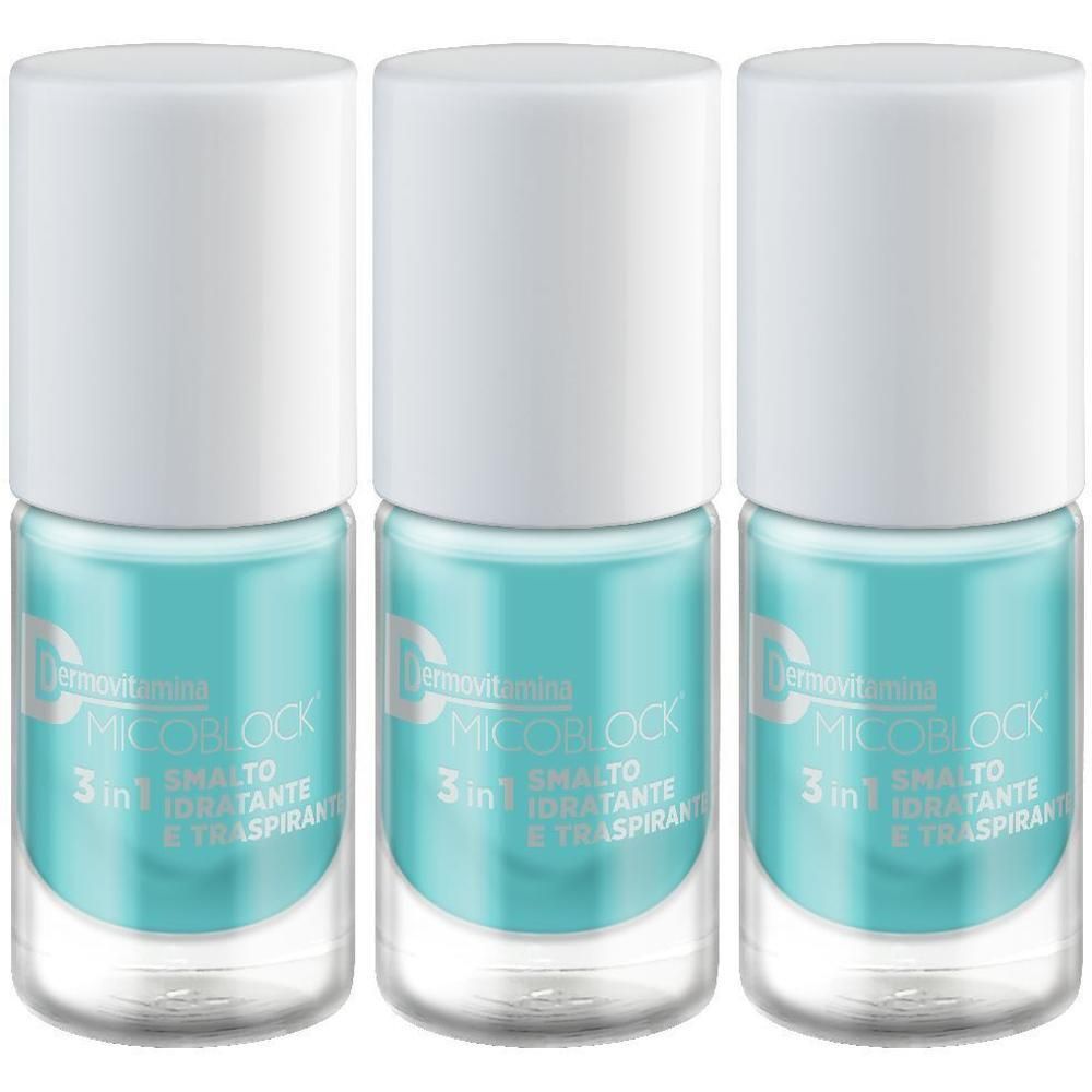 Dermovitamina Micoblock® 3 in 1 Smalto Idratante e Traspirante Turchese