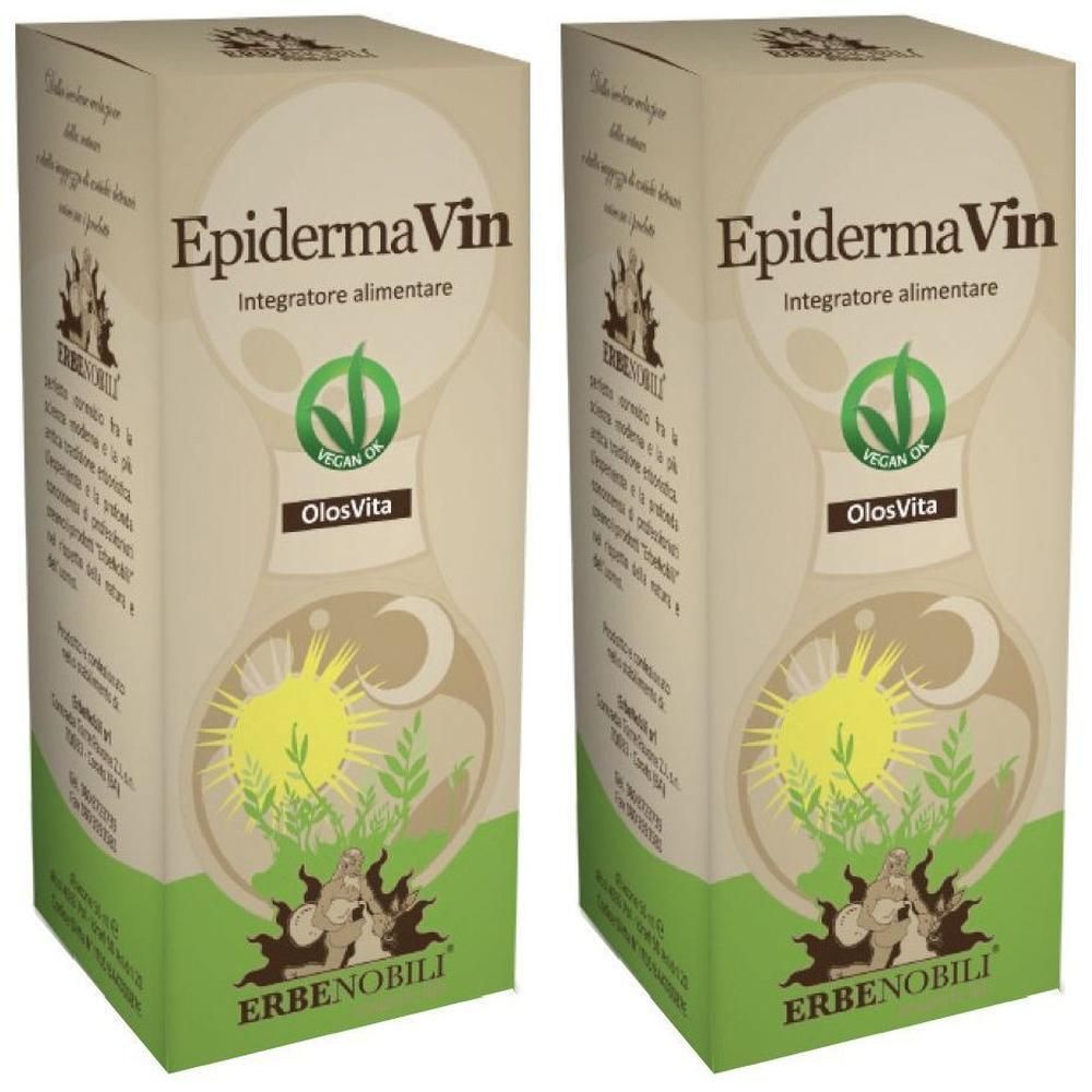 Due confezioni di Epidermavin, integratore alimentare di OlosVita.