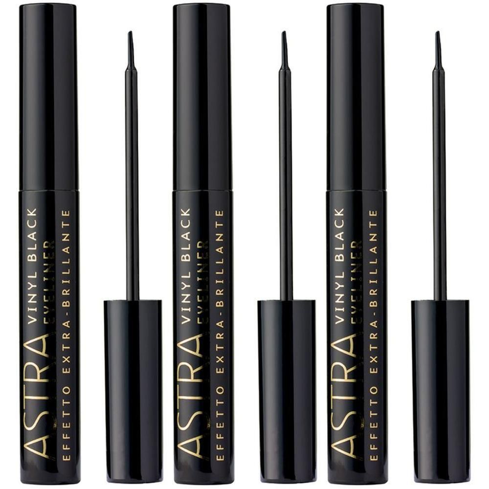 ASTRA Make-UP Vinyl Black Eyeliner - Eyeliner Vinilico Intenso Extra-Brillante