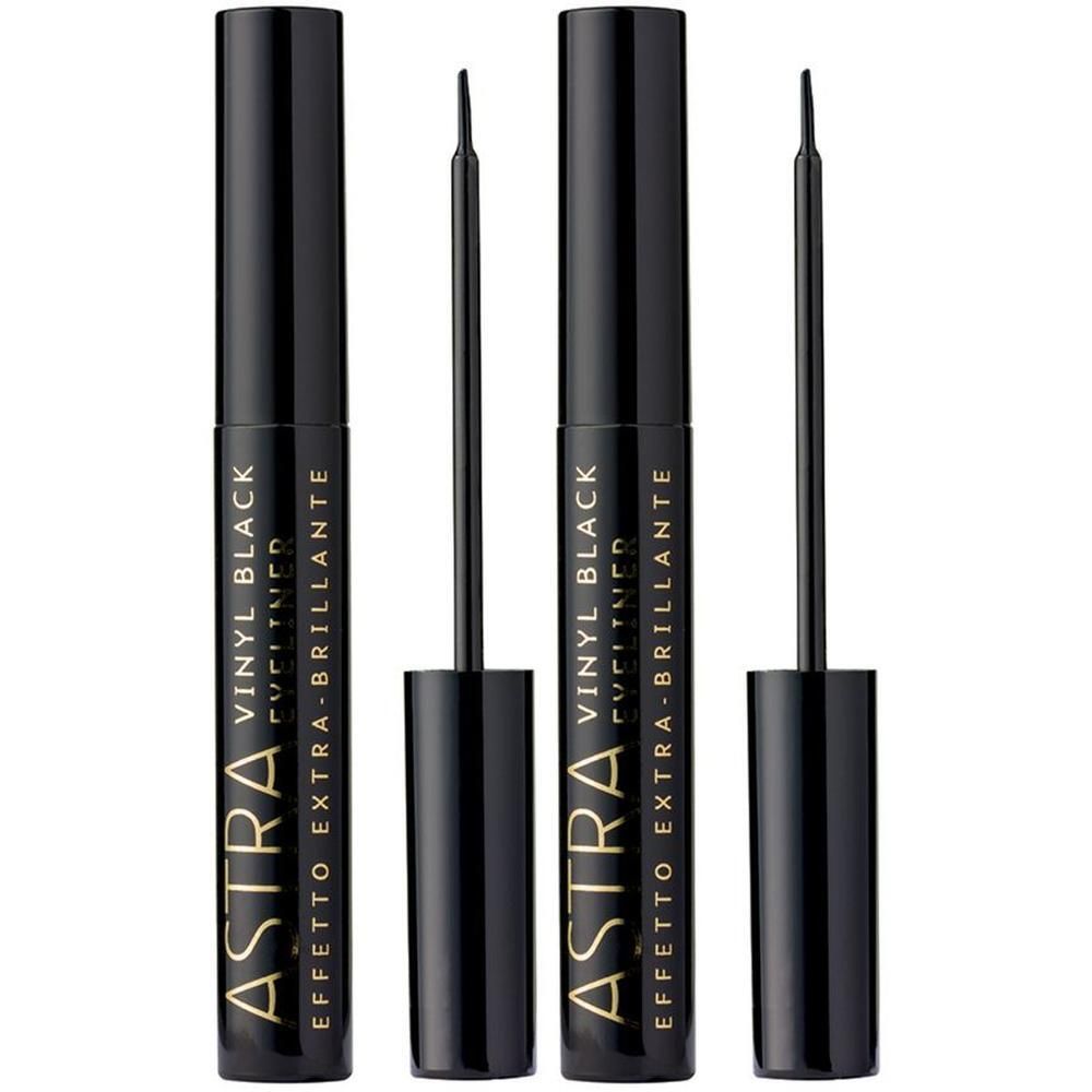ASTRA Make-UP Vinyl Black Eyeliner - Eyeliner Vinilico Intenso Extra-Brillante
