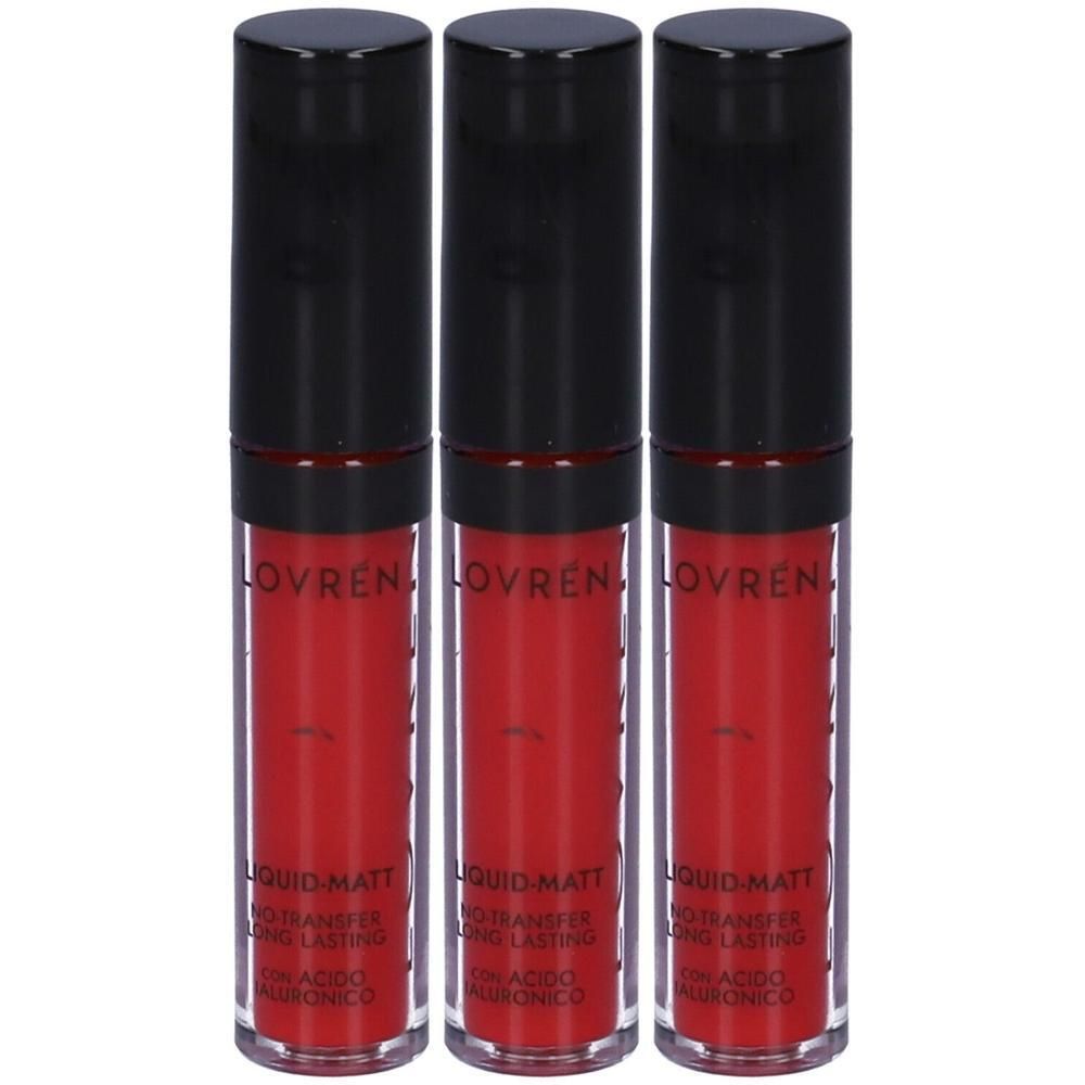 Lovren Liquid-Matt Rossetto Colore R3 Rosso Intenso