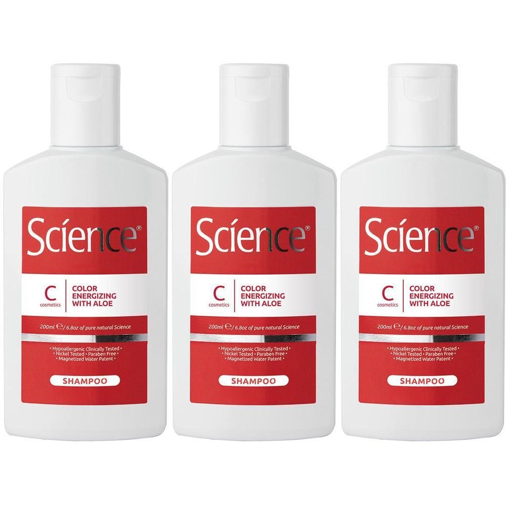 Science Hair Care Shampoo Energizzante Colore con Aloe 200ml