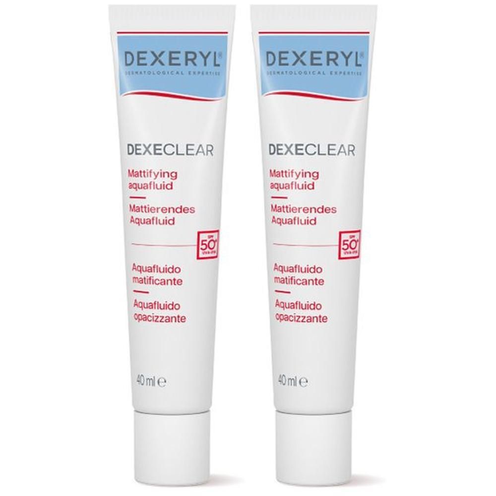 DEXECLEAR Aquafluido Opacizzante SPF50+ Pelle Grassa/a Tendenza Acneica