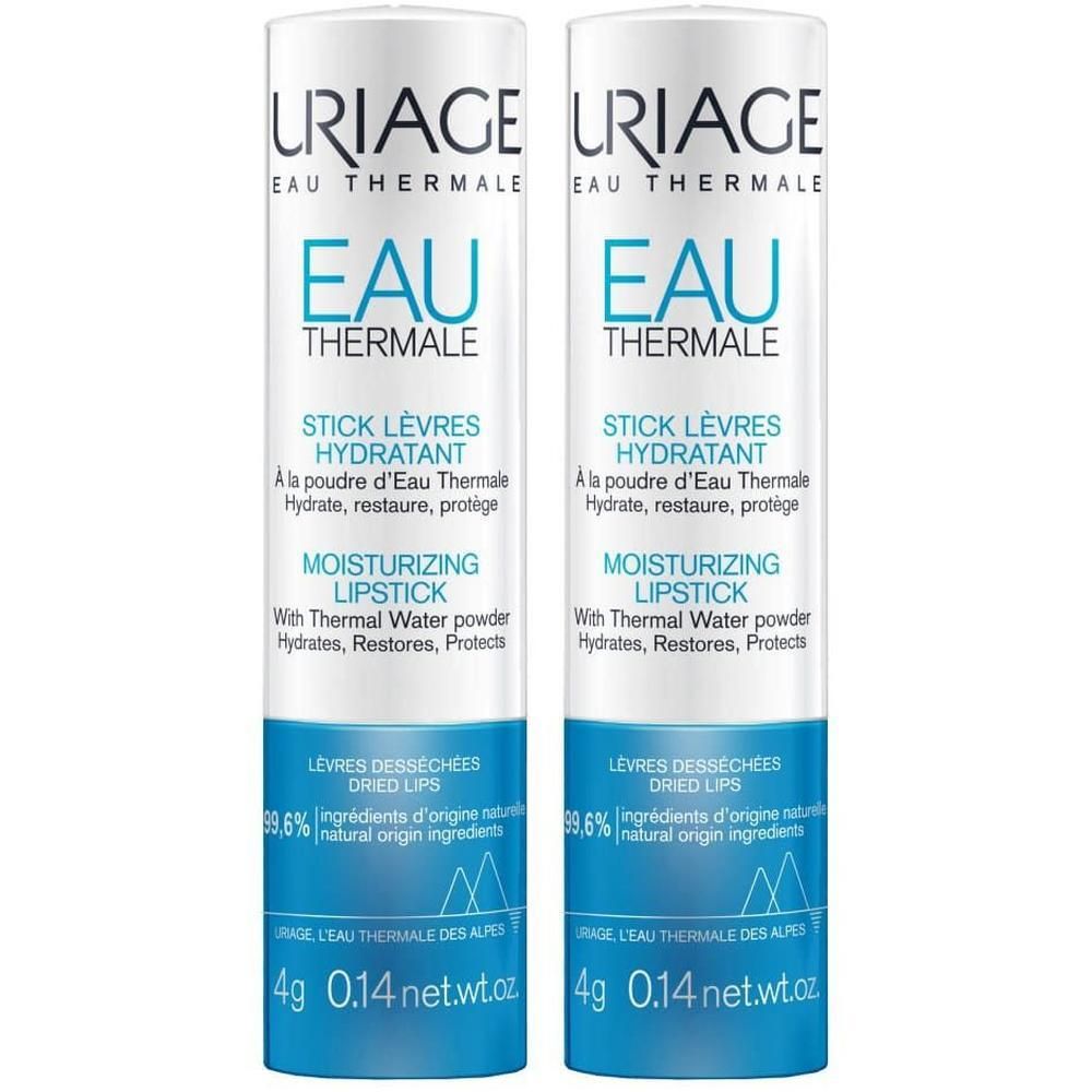 URIAGE Eau Thermale Stick labbra idratante senza oli minerali, labbra secche sensibili