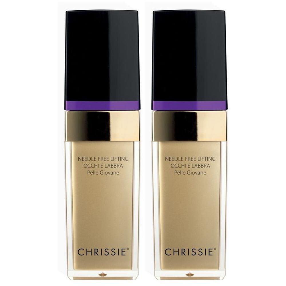 Due flaconi di Chrissie Needle Free Lifting Occhi e Labbra.