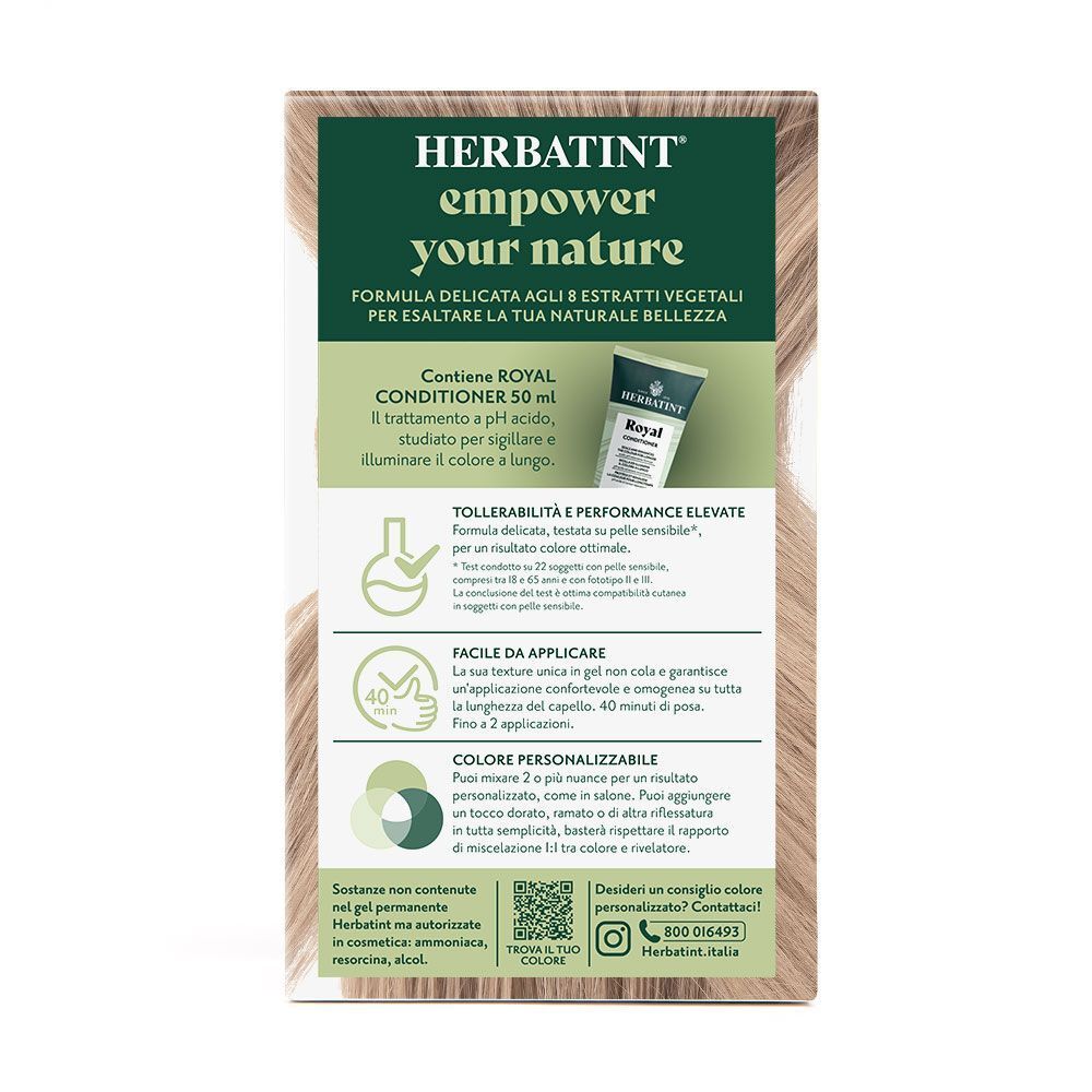 Herbatint Gel Colorante Permanente 8N Biondo Chiaro