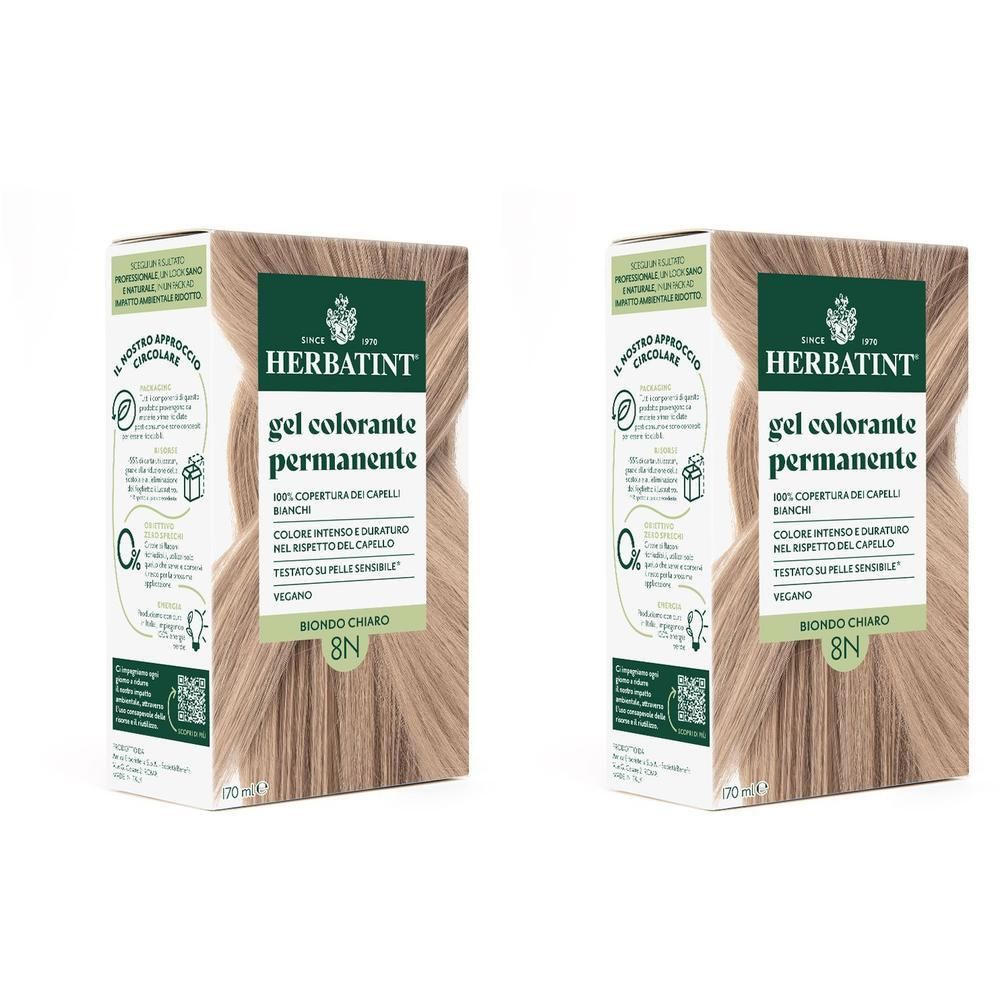 Herbatint Gel Colorante Permanente 8N Biondo Chiaro
