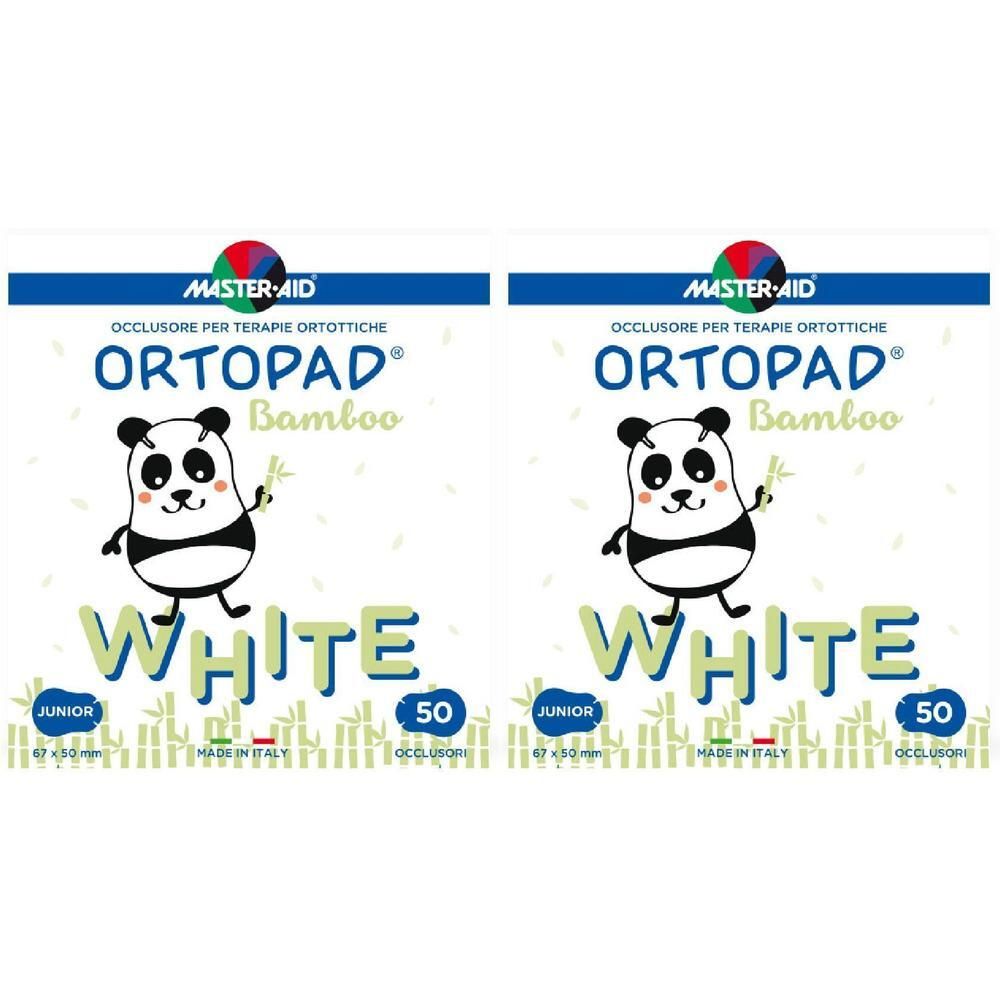 Cerotto Oculare Per Ortottica Ortopad Bianco Junior 50 Pezzi