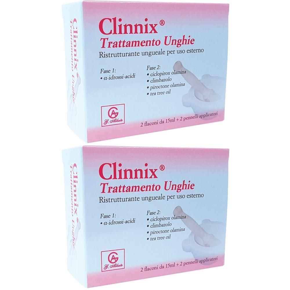 Clinnix Trattamento Unghie con Pennelli Applicatori