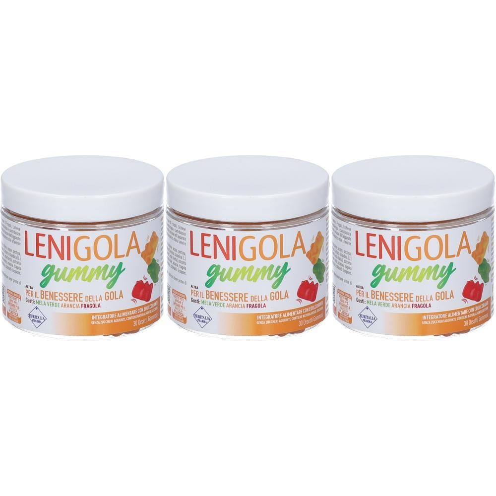Lenigola Gummy Orsetti Gommosi Gusti Mela Verde, Arancia e Fragola
