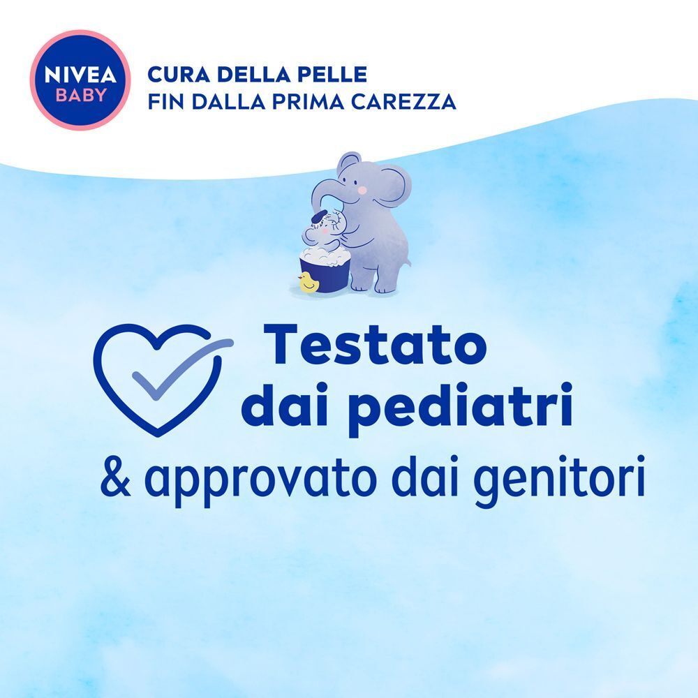 Nivea Baby Gel Doccia dai Capelli ai Piedini 500 ml, Detergente neonato per pelle e capelli puliti