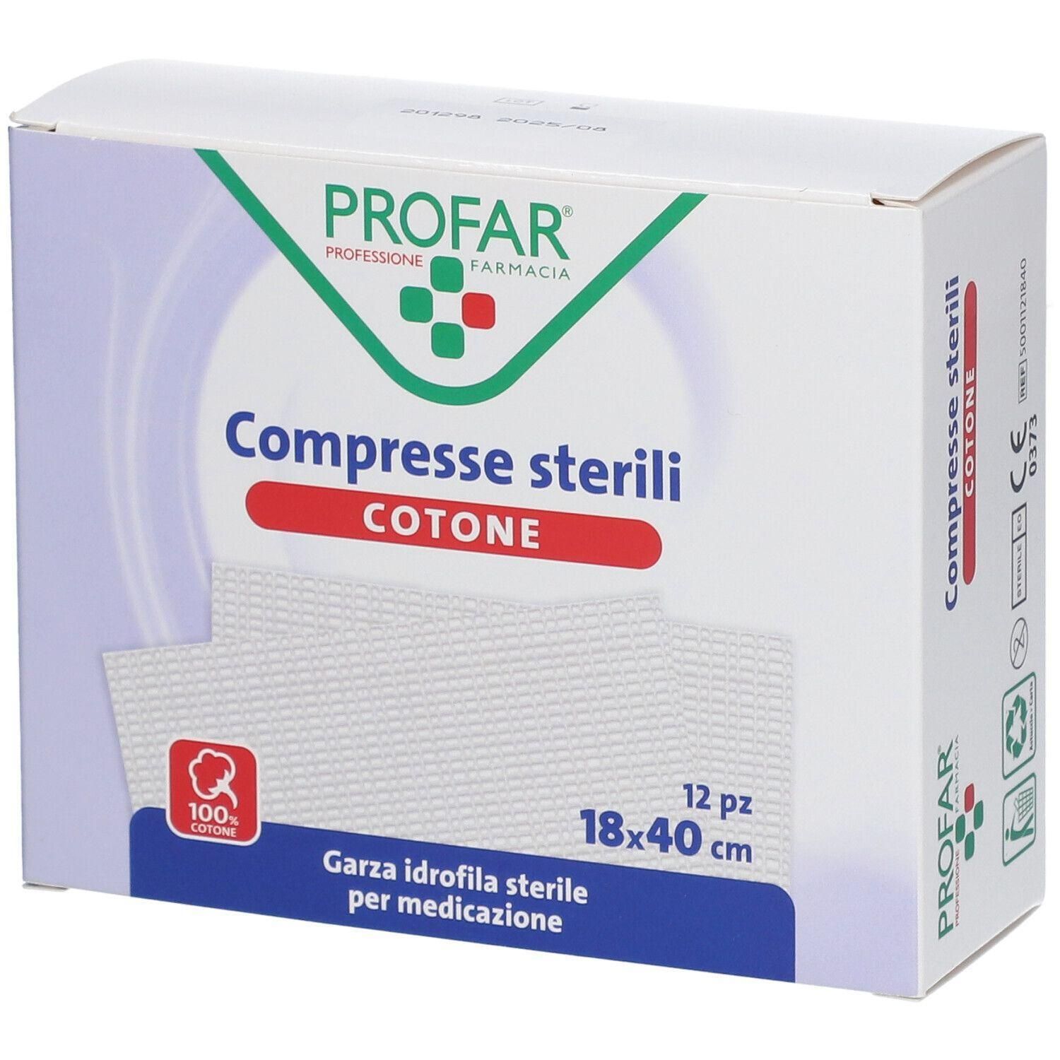 PROFAR® Compresse Sterili in Cotone 18 x 40 cm