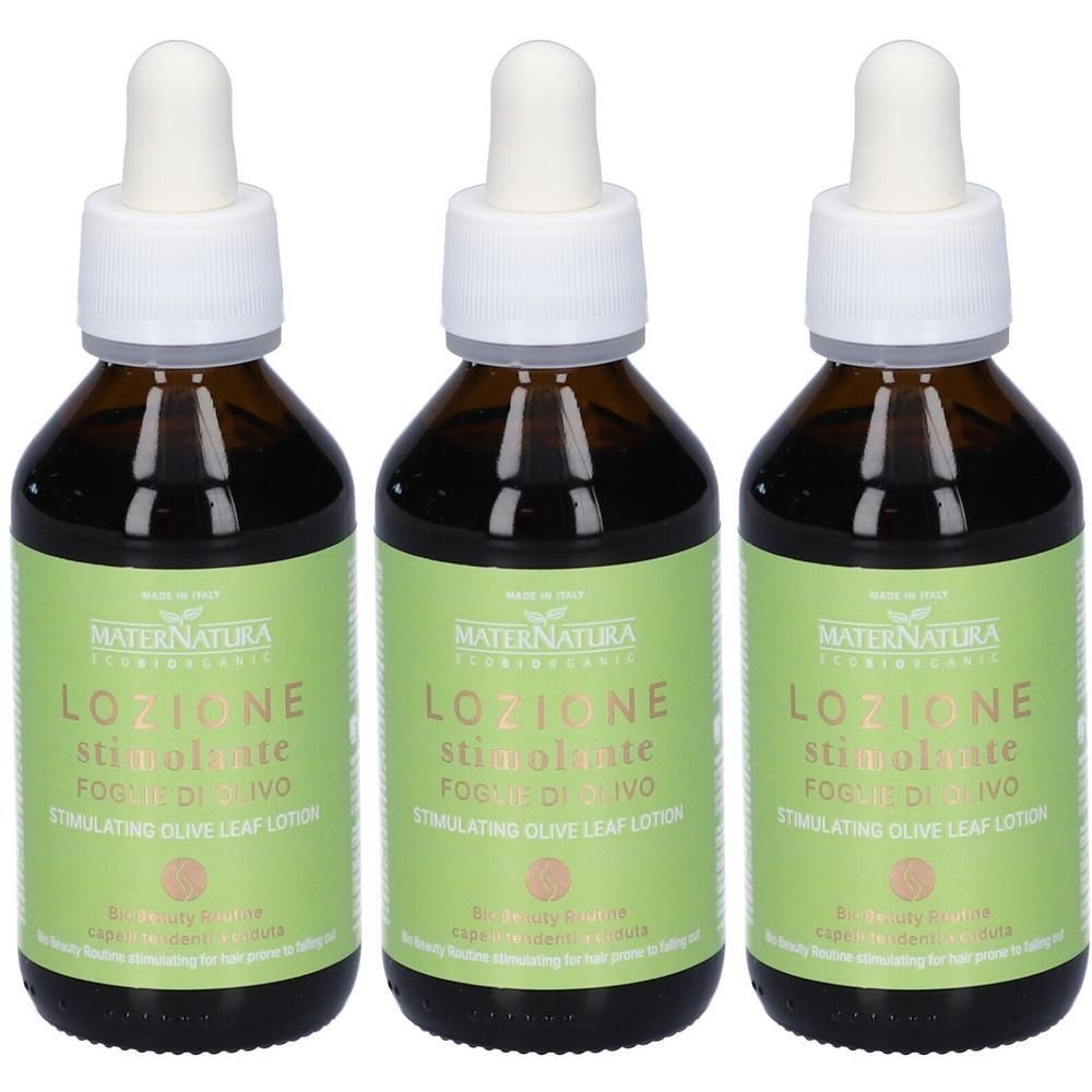 MaterNatura Lozione Stimolante Capelli Tendenti alla Caduta alle Foglie di Olivo