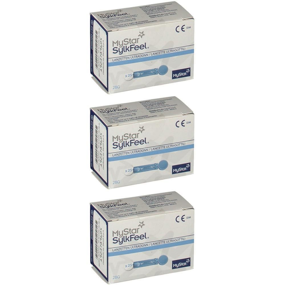 Tre confezioni di lancette MyStar SylkFeel.