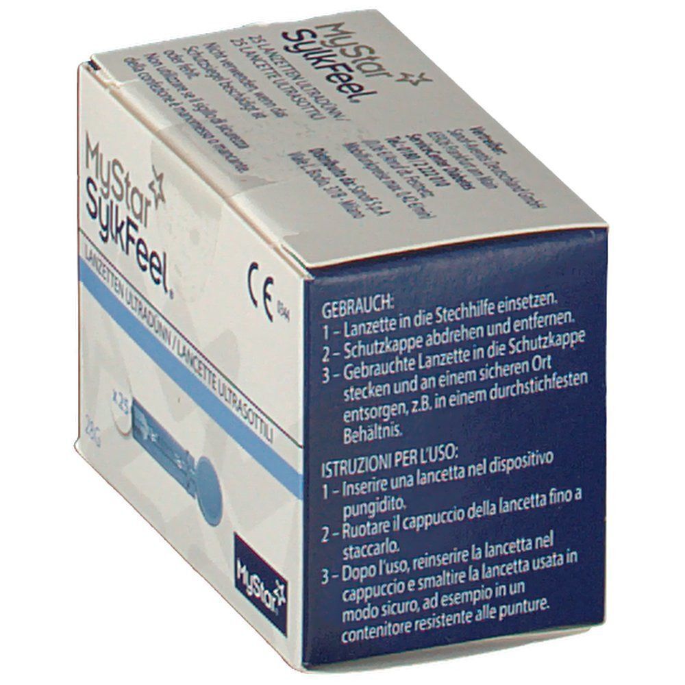 Una confezione di lancette MyStar SylkFeel.
