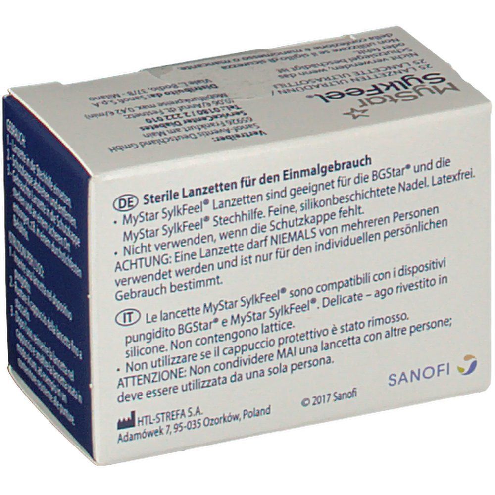 Una confezione di lancette MyStar SylkFeel.