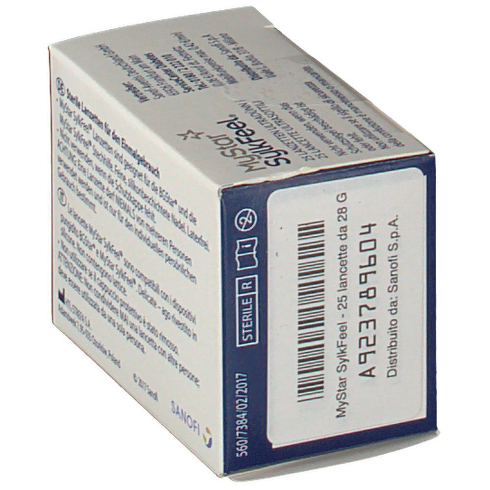 Confezione da 25 lancette MyStar SylkFeel, 28G.